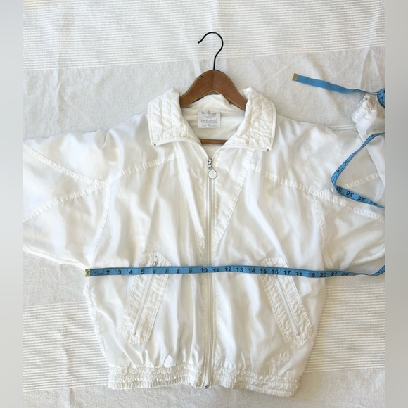 Adidas Vintage 90s Track Jacket in White - Picture 8 of 16